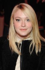 DAKOTA FANNING at Proenza Schouler Fashion Show in New York