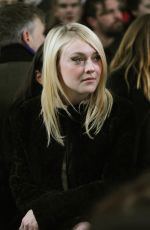 DAKOTA FANNING at Proenza Schouler Fashion Show in New York