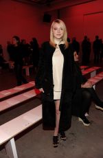 DAKOTA FANNING at Proenza Schouler Fashion Show in New York