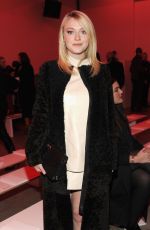 DAKOTA FANNING at Proenza Schouler Fashion Show in New York
