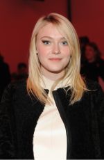 DAKOTA FANNING at Proenza Schouler Fashion Show in New York