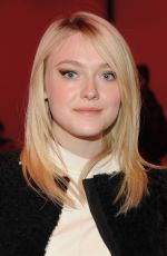 DAKOTA FANNING at Proenza Schouler Fashion Show in New York