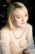DAKOTA FANNING at Rodarte Fashion Show in New York
