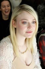 DAKOTA FANNING at Rodarte Fashion Show in New York