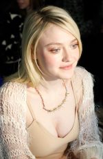DAKOTA FANNING at Rodarte Fashion Show in New York