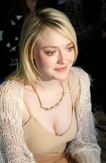 DAKOTA FANNING at Rodarte Fashion Show in New York