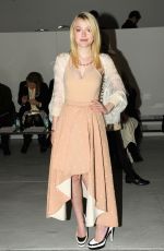 DAKOTA FANNING at Rodarte Fashion Show in New York