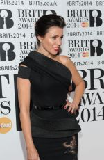 DANNI MINOGUE at 2014 Brit Awards in London