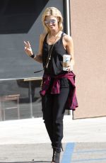 DELTA GOODREM at Star Bucks Coffee in Studio City