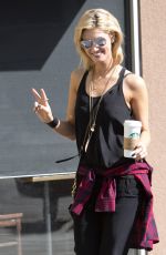 DELTA GOODREM at Star Bucks Coffee in Studio City