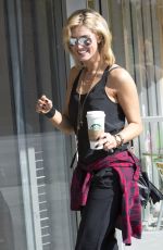 DELTA GOODREM at Star Bucks Coffee in Studio City