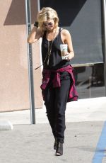 DELTA GOODREM at Star Bucks Coffee in Studio City
