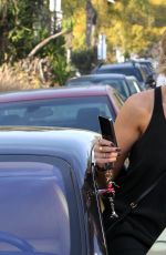 DELTA GOODREM at Star Bucks Coffee in Studio City