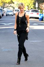 DELTA GOODREM at Star Bucks Coffee in Studio City