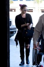 DEMI LOVATO Arrives at LAX Airport