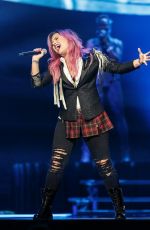 DEMI LOVATO at The Neon Lights Tour Opening Concert in Vancouver