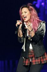 DEMI LOVATO at The Neon Lights Tour Opening Concert in Vancouver