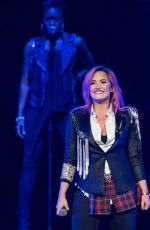 DEMI LOVATO at The Neon Lights Tour Opening Concert in Vancouver