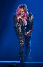 DEMI LOVATO at The Neon Lights Tour Opening Concert in Vancouver