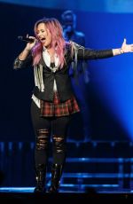 DEMI LOVATO at The Neon Lights Tour Opening Concert in Vancouver