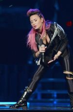 DEMI LOVATO Performs at BB&T Center in Sunrise