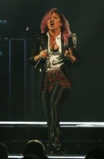 DEMI LOVATO Performs at the Honda Center in Anaheim