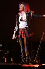 DEMI LOVATO Performs at the Honda Center in Anaheim