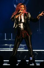 DEMI LOVATO Performs at the Honda Center in Anaheim