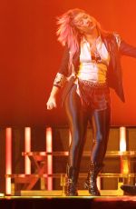DEMI LOVATO Performs at the Honda Center in Anaheim
