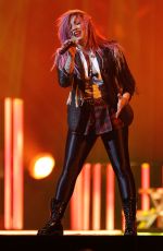 DEMI LOVATO Performs at the Honda Center in Anaheim