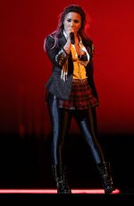 DEMI LOVATO Performs at the Honda Center in Anaheim