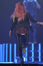 DEMI LOVATO Performs at the Honda Center in Anaheim