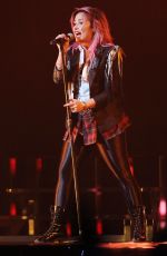 DEMI LOVATO Performs at the Honda Center in Anaheim