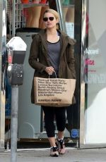 DIANA AGRON Shopping at American Apparel in West Hollywood