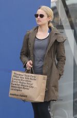 DIANA AGRON Shopping at American Apparel in West Hollywood