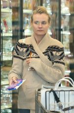 DIANE KRUGER Shopping Grocery at Gelson