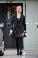 DIANNA AGRON Leaves New Stone Age in West Hollywood