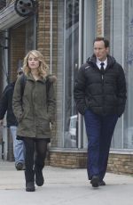 DIANNA AGRON on the Set of Zipper in Baton Rouge