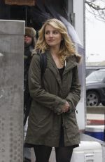 DIANNA AGRON on the Set of Zipper in Baton Rouge