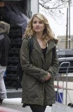 DIANNA AGRON on the Set of Zipper in Baton Rouge