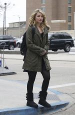 DIANNA AGRON on the Set of Zipper in Baton Rouge