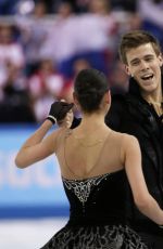 ELENA ILINYKH and Nikita Katsalapov at 2014 Winter Olympics in Sochi