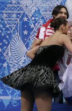 ELENA ILINYKH and Nikita Katsalapov at 2014 Winter Olympics in Sochi