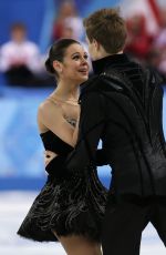 ELENA ILINYKH and Nikita Katsalapov at 2014 Winter Olympics in Sochi