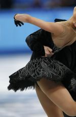 ELENA ILINYKH and Nikita Katsalapov at 2014 Winter Olympics in Sochi