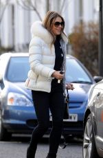 ELIZABETH HURLEY Leaves Her Home in London