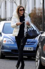 ELIZABETH HURLEY Leaves Her Home in London