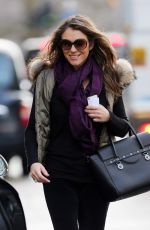 ELIZABETH HURLEY Out and About in London