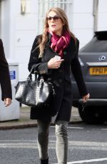 ELIZABETH HURLEY Out and About in West London