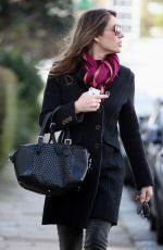 ELIZABETH HURLEY Out and About in West London